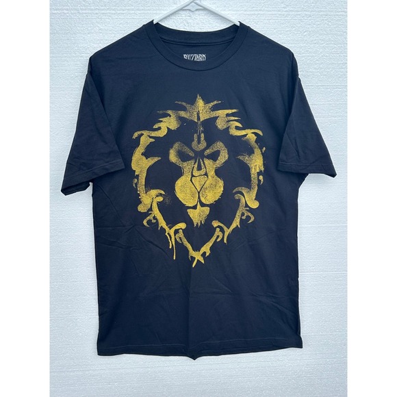 World‎ of Warcraft Alliance Logo Graphic Tee T-Shirt Men's L Blizzard - Picture 1 of 3